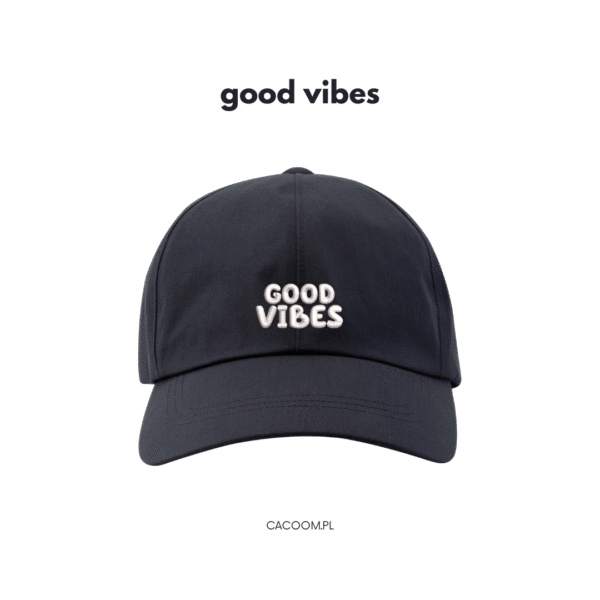 czapka z haftem GOOD VIBES - obrazek 4