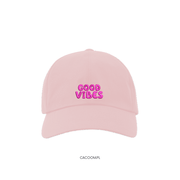 czapka z haftem GOOD VIBES - obrazek 3