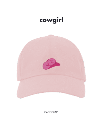 czapka z haftem COWGIRL