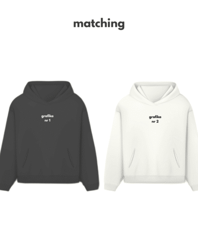 ZESTAW MATCHING 2 bluzy z haftem dla pary