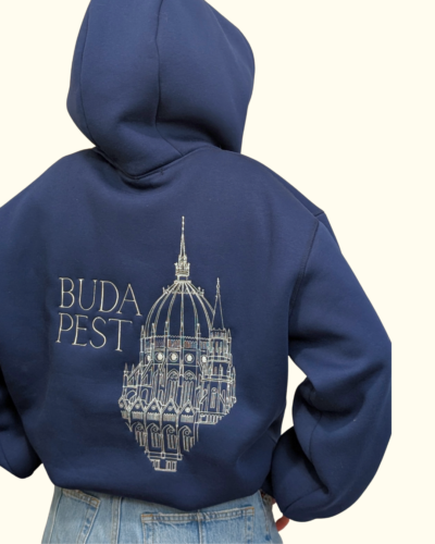 BUDAPEST HOODIE navy blue
