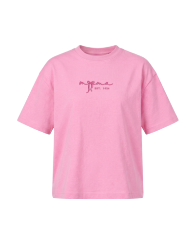 t-shirt z haftem MAMA EST